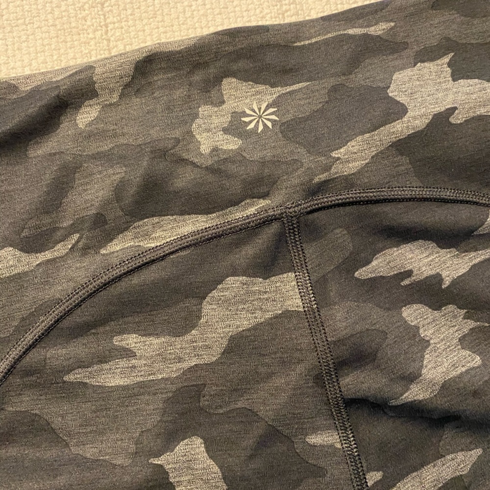 New, tags cut off. 7/8 Athleta leggings camo